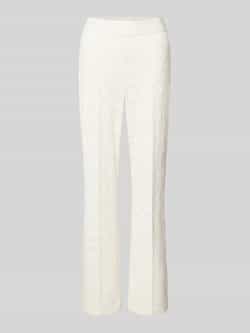 CAMBIO Flared stoffen broek met verkort model 'FAITH'