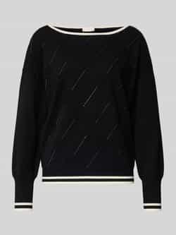 LIU JO SPORT Gebreide pullover met strass-steentjes