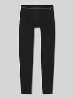 BOSS Lange onderbroek Long John 365 Solid met opdruk op de tailleband