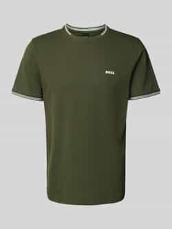 BOSS Green T-shirt met labelprint model 'Taul'