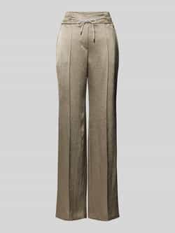 Marc Cain Straight leg broek met tunnelkoord