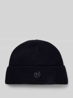 Bugatti Beanie met labelstitching