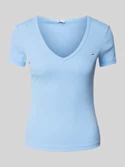 Tommy Jeans T-shirt met labelstitching