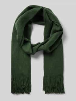 Christian Berg Men Sjaal van wolmix met franjes
