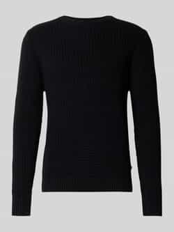 Matinique Gebreide pullover met ronde hals model 'triton'