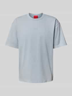 HUGO T-shirt met labelprint model 'Docku'