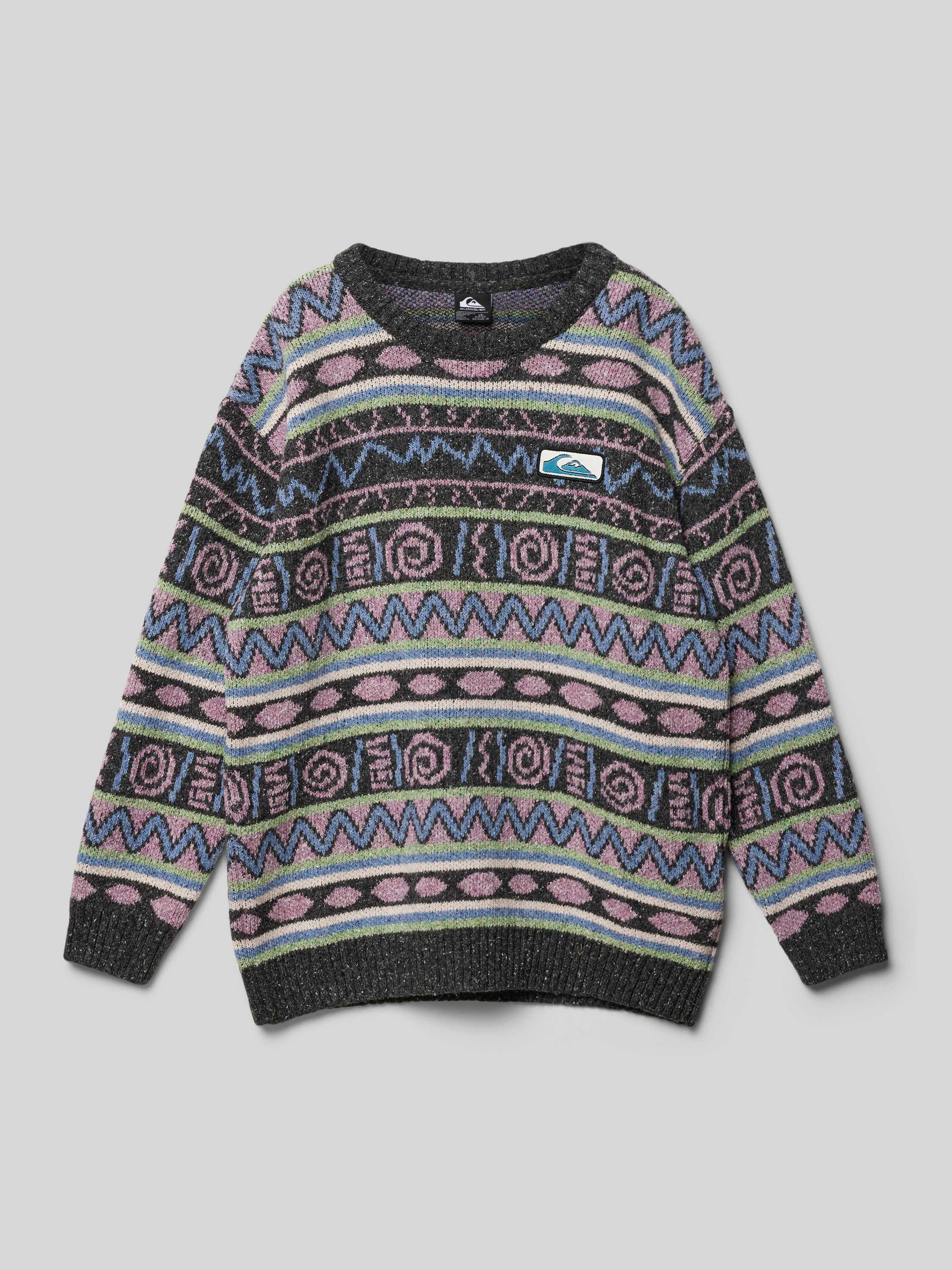 Quiksilver Gebreide pullover met labeldetail