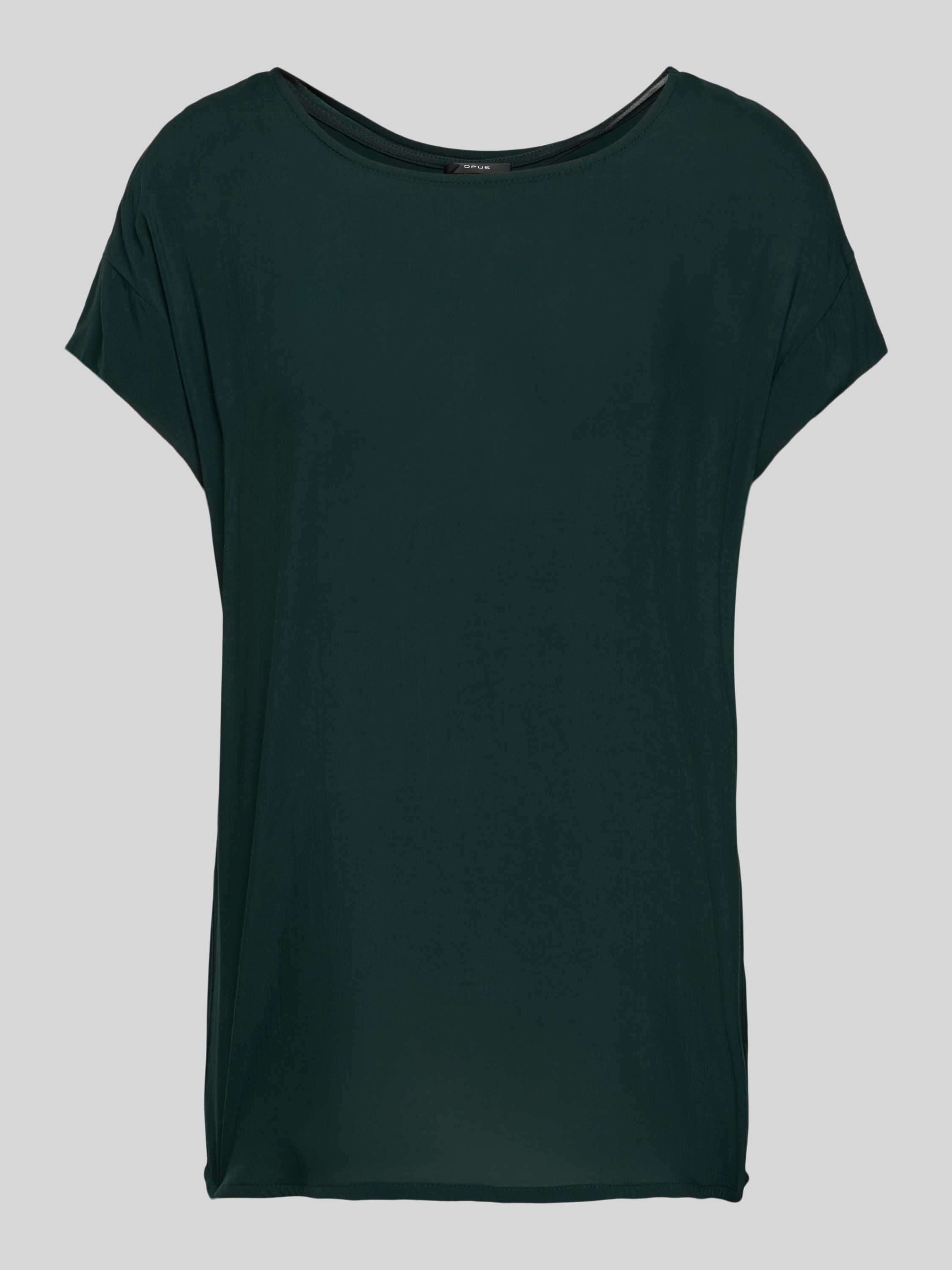 Opus T-shirt van pure viscose met ronde hals model 'SKITA'