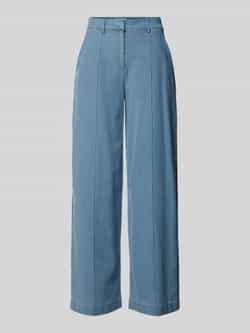 Ichi Wide leg jeans met siernaden model 'KATE'
