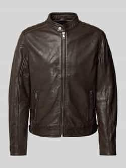 Gipsy Leren jack met opstaande kraag model 'Brody'