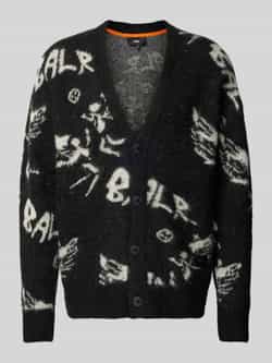 Balr. Gebreid jack met V-hals model 'Game of the Gods'