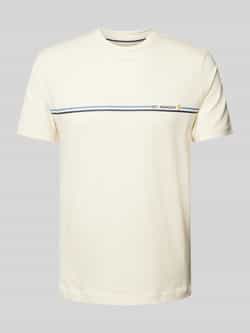 Christian Berg Men T-shirt met labelprint