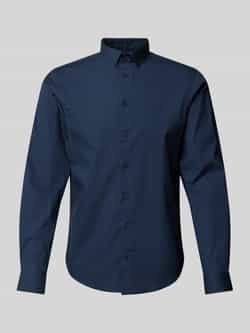 Casual friday Slim fit vrijetijdsoverhemd met kentkraag model 'Palle'