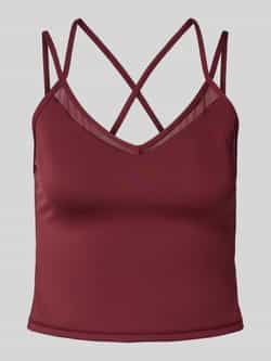 Puma Top met spaghettibandjes en logoprint