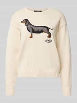 Lauren Ralph Lauren Gebreide pullover met ribboorden model 'RIEDNEE'