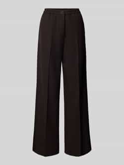 Marc O'Polo Regular fit broek met wijde pijpen