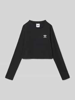 Adidas Originals Shirt met lange mouwen en fijnrib