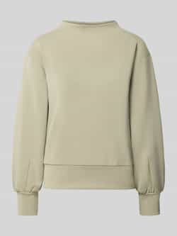 Opus Sweatshirt met opstaande kraag model 'Gablina'