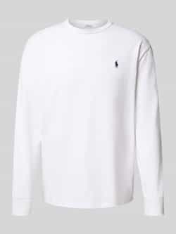 Polo Ralph Lauren Classic fit shirt met lange mouwen en labelstitching