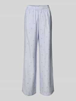 Pieces Comfort fit stoffen broek van viscosemix model 'FIONNA'