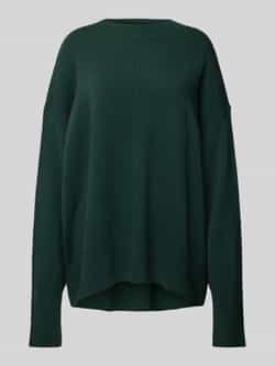 Boss Oversized gebreide pullover met ribboorden model 'Finfi'