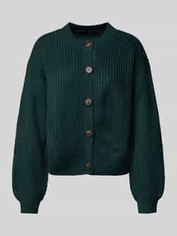 Vero Moda Relaxed fit gebreid jack met enkele knoopsluiting model 'LEA'
