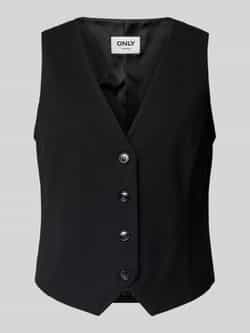 Only Slim fit gilet van piqué model 'CHRISTINA'