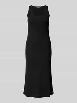 Tom Tailor Denim Midi-jurk met ronde hals