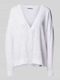 Review Oversized lange cardigan met extra brede schouders