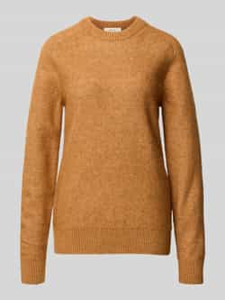 Selected Homme Regular fit gebreide pullover met mix van alpaca en wol model 'RAI'