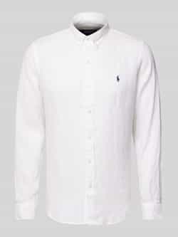 Polo Ralph Lauren Slim fit linnen overhemd met button-downkraag