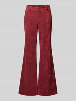 LUISA CERANO Wide leg broek met structuurmotief