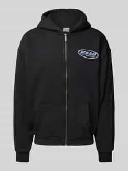 Karl Kani Woven Signature Chrome Zip Hoodie men Hoodies & Sweaters zwart Maat XL Kleding