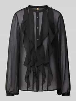 Soyaconcept Regular fit blouse met ruches model 'NAIA'