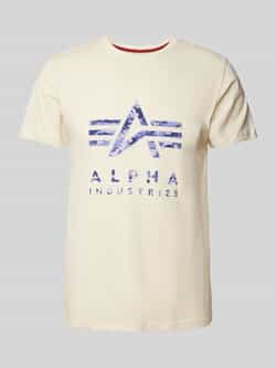 Alpha Industries T-shirt Men T-Shirts Camo Puff Print T