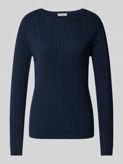 Christian Berg Woman Gebreide pullover met kabelpatroon