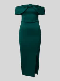Lipsy Off shoulder-jurk met loopsplit