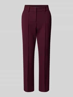 CAMBIO Stoffen broek met vaste persplooien model 'FARAH'