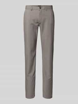MCNEAL Slim fit stoffen broek met Franse steekzakken
