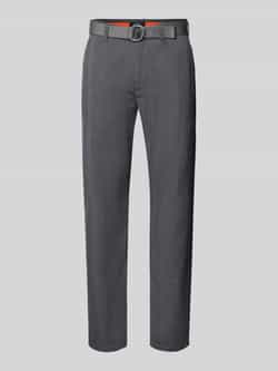 MCNEAL Slim fit broek met riem