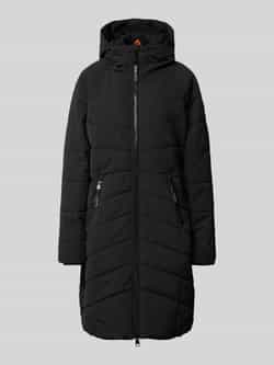 Ragwear Gewatteerde lange jas met tweewegsritssluiting model 'Dizzie'