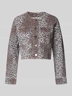Rich & Royal Jeansjack met gestileerde klepzakken