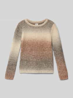 S.Oliver RED LABEL Regular fit gebreide pullover van geribde katoenmix