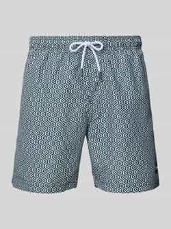 Shiwi Regular fit zwembroek met labelpatch model 'Mike'
