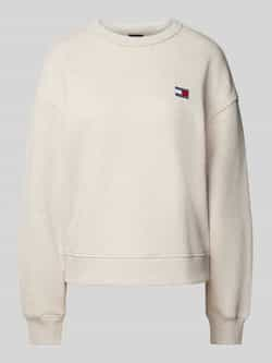 TOMMY JEANS Dames Truien & Vesten Tjw Bxy Badge Crew Beige