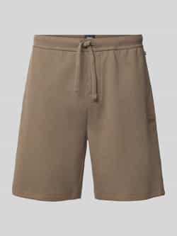 Boss Regular fit sweatshorts van katoenmix