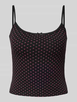 Review Top met bandjes en strikdetail