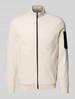 BOSS Green Regular fit functioneel thermojack met scheerwol model 'MOMENTUM'