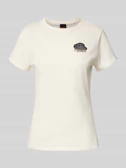 Boss Orange Slim fit T-shirt van puur katoen