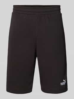 PUMA PERFORMANCE Regular fit sweatshorts met labelstitching model 'ESS No. 1'